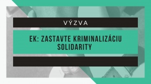 Press Release to EC: Stop criminalization of solidarity