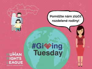 Pomôžte nám zlúčiť rozdelené rodiny - #GivingTuesday